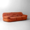 Vintage Sapporo Drei-Sitzer Sofa aus Wildleder von Mobil Girgi, 1970er