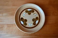 Vintage Sarreguemines Stoneware Dinner Plates, 1970s, Set of 9