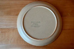 Vintage Sarreguemines Stoneware Dinner Plates, 1970s, Set of 9