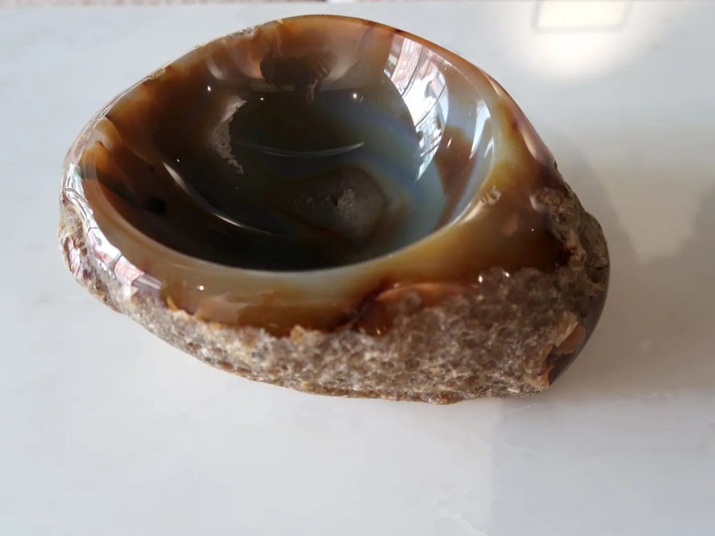 Vintage Schale aus Natürlichem Mineral, 1960er
