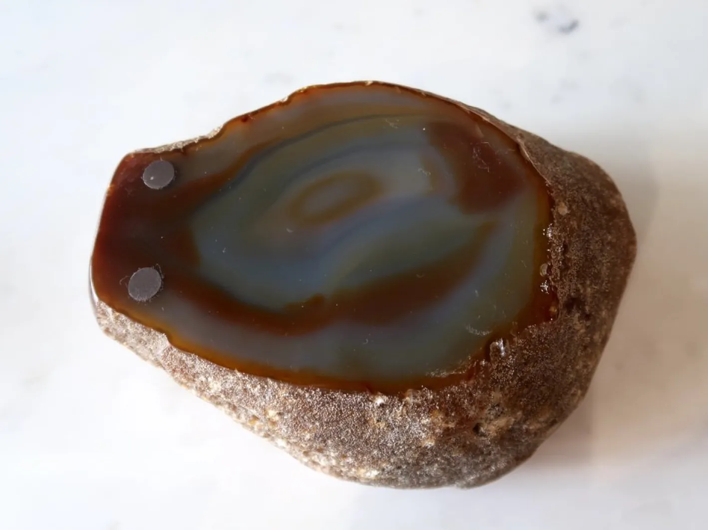 Vintage Schale aus Natürlichem Mineral, 1960er