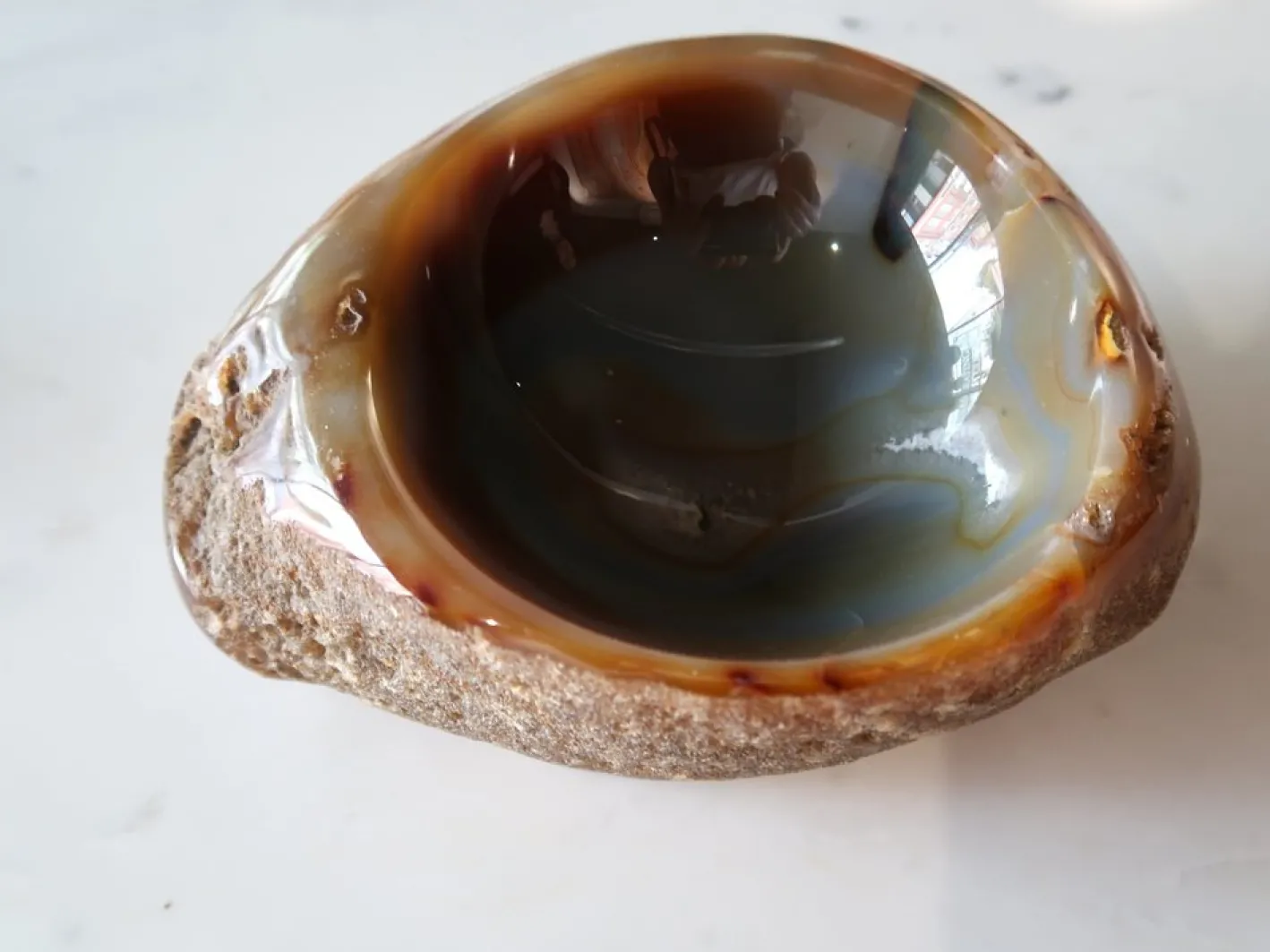 Vintage Schale aus Natürlichem Mineral, 1960er