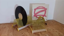 Vintage Schallplattenständer, 1970er, 3er Set
