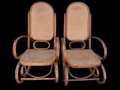 Vintage Schaukelstühle aus Buche, 2er Set