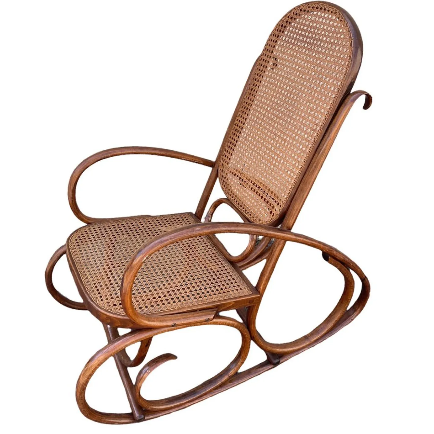 Vintage Schaukelstühle aus Buche, 2er Set