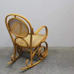 Vintage Schaukelstuhl aus Buche, 1980er