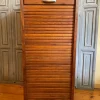 Vintage Schrank mit Rolltür oder Musikschrank, 1960er