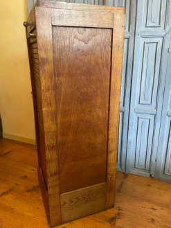 Vintage Schrank mit Rolltür oder Musikschrank, 1960er