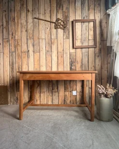 Vintage Schreibtisch aus Eiche, 1950er