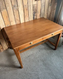 Vintage Schreibtisch aus Eiche, 1950er