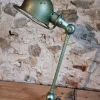 Vintage Schreibtischlampe mit Gelenk in Reseda Grün von Jielde, Frankreich, 1970er