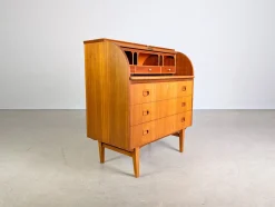 Vintage Sekretär aus Teak von Egon Ostegaard