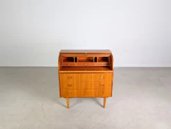 Vintage Sekretär aus Teak von Egon Ostegaard