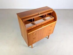 Vintage Sekretär aus Teak von Egon Ostegaard