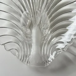 Vintage Servierteller aus Milchglas mit Hummer-Motiven im Stil von Walther-Glas, 1980er