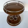 Vintage Servierwagen aus Metall & Mahagoni, 1970