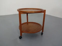 Vintage Servierwagen aus Teak von Sika Møbler, Dänemark, 1960er