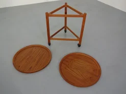 Vintage Servierwagen aus Teak von Sika Møbler, Dänemark, 1960er
