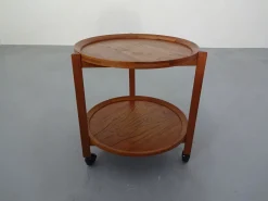 Vintage Servierwagen aus Teak von Sika Møbler, Dänemark, 1960er