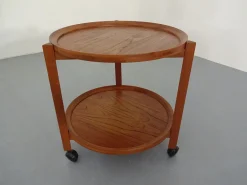 Vintage Servierwagen aus Teak von Sika Møbler, Dänemark, 1960er