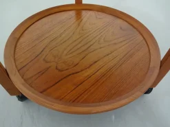 Vintage Servierwagen aus Teak von Sika Møbler, Dänemark, 1960er