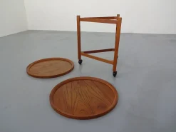 Vintage Servierwagen aus Teak von Sika Møbler, Dänemark, 1960er