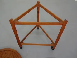 Vintage Servierwagen aus Teak von Sika Møbler, Dänemark, 1960er