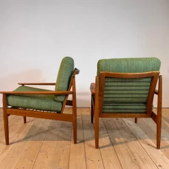 Vintage Sessel von Arne Vodder für Glostrup Møbelfabrik, 1960er, 2er Set