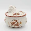 Vintage Süßigkeitenschale aus Porzellan von Albert Laurent für Couleuvre, 1940er