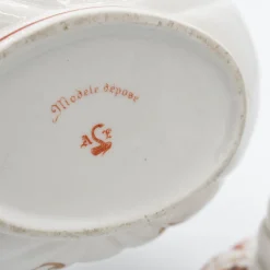 Vintage Süßigkeitenschale aus Porzellan von Albert Laurent für Couleuvre, 1940er