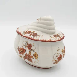 Vintage Süßigkeitenschale aus Porzellan von Albert Laurent für Couleuvre, 1940er