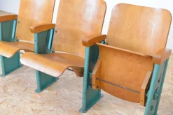 Vintage 3-Sitzer Kinobank