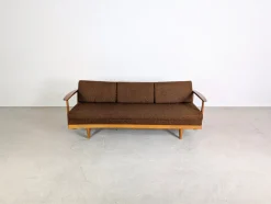 Vintage Sofa aus Nussholz von Walter Knoll