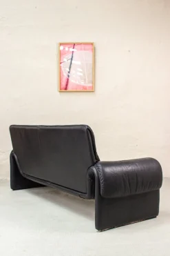 Vintage 2011 Sofa Zwei-Sitzer Ledersofa von de Sede, 1983