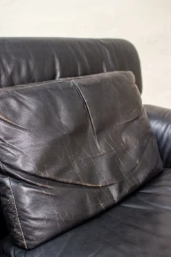 Vintage 2011 Sofa Zwei-Sitzer Ledersofa von de Sede, 1983