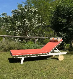 Vintage Sonnenliege für den Garten von Carlo Hauner, 1960er