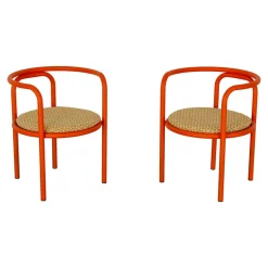 Vintage Space Age Locus Solus Sessel & Fußhocker von Gae Aulenti für Poltronova, 1964, 3er Set