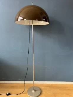 Vintage Space Age Mushroom Stehlampe von Gino Sarfatti für Gepo