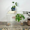 Vintage Space Age Plattenwagen aus Acryl, 1960er