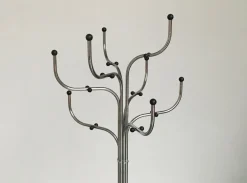 Vintage Space Age Serie 9 Modell Coat Tree Garderobenständer von Sidse Werner für Fritz Hansen, Dänemark, 1970er