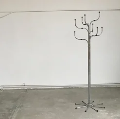 Vintage Space Age Serie 9 Modell Coat Tree Garderobenständer von Sidse Werner für Fritz Hansen, Dänemark, 1970er