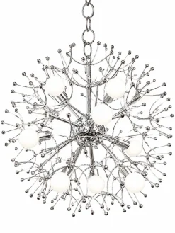 Vintage Space Age Sputnik Kronleuchter aus Chrom, 1970er