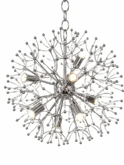 Vintage Space Age Sputnik Kronleuchter aus Chrom, 1970er