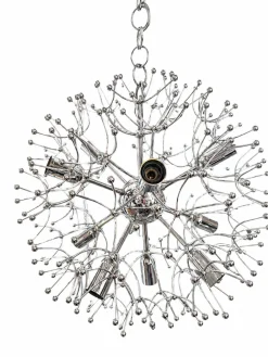 Vintage Space Age Sputnik Kronleuchter aus Chrom, 1970er