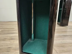 Vintage Spieltisch aus Grauem Stoff, Pierluigi Molinari zugeschrieben für Pozzi Milano, 1970er