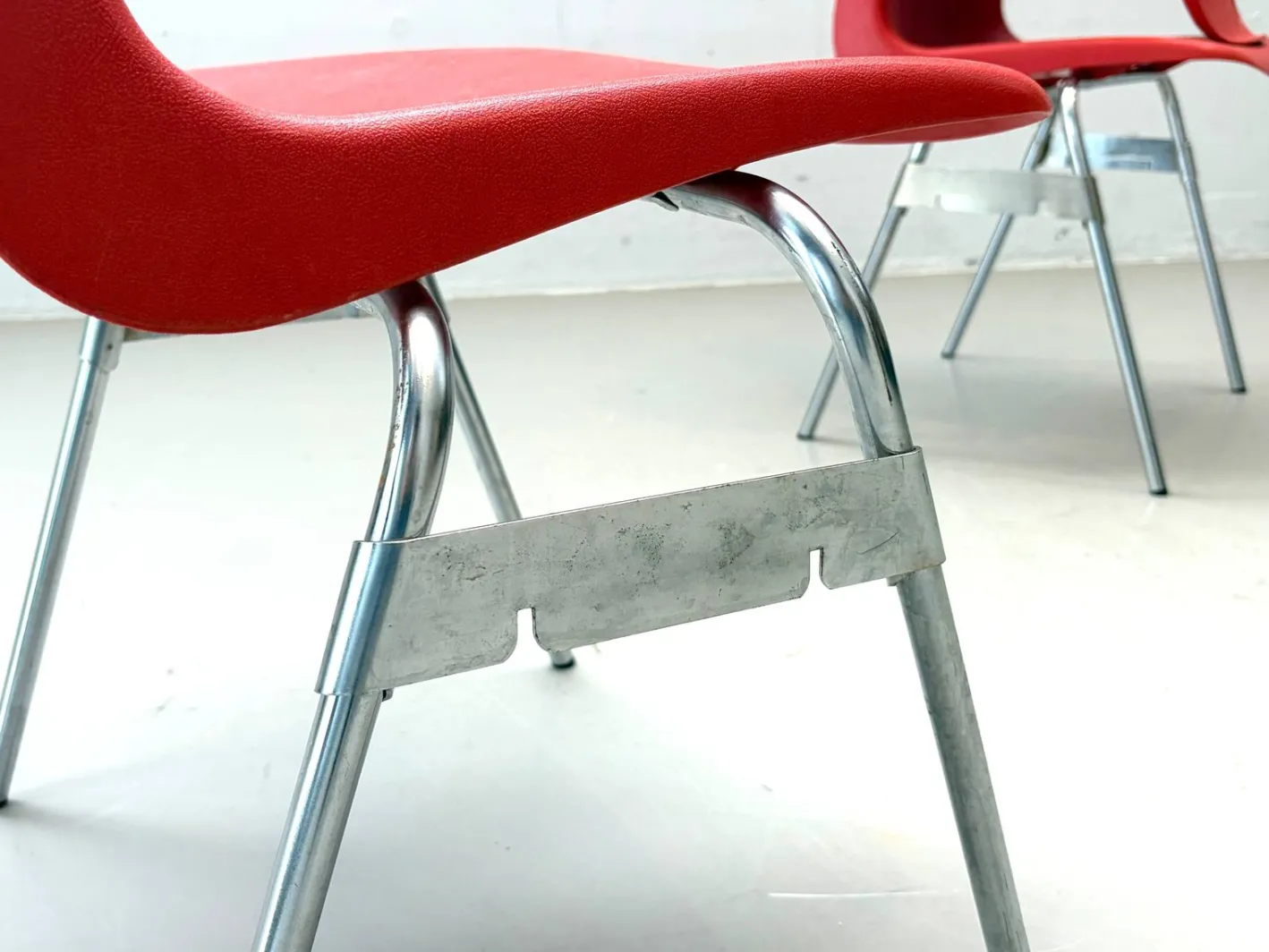 Vintage Stapelstühle von Lübke, 1970er