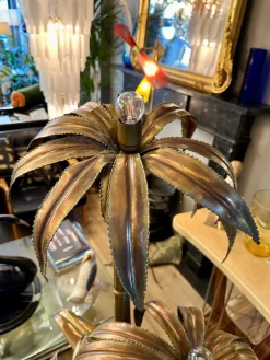 Vintage Stehlampe aus Palmen von Maison Jansen, 1970