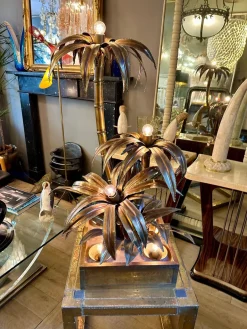 Vintage Stehlampe aus Palmen von Maison Jansen, 1970