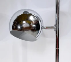Vintage Stehlampe aus verchromtem Metall, 1970