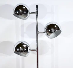 Vintage Stehlampe aus verchromtem Metall, 1970